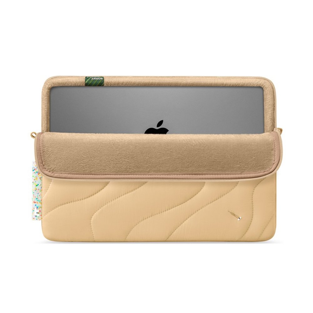 Чехол Tomtoc Laptop Terra-A27 Sleeve для MacBook Air/Pro 16". Цвет: бежевый