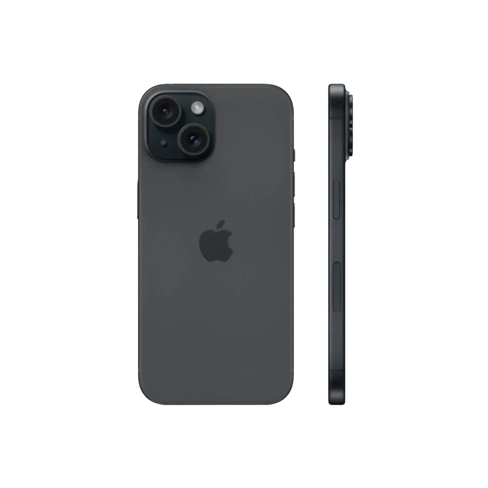 Смартфон Apple iPhone 15 128 ГБ (nano-SIM + eSIM). Цвет: черный