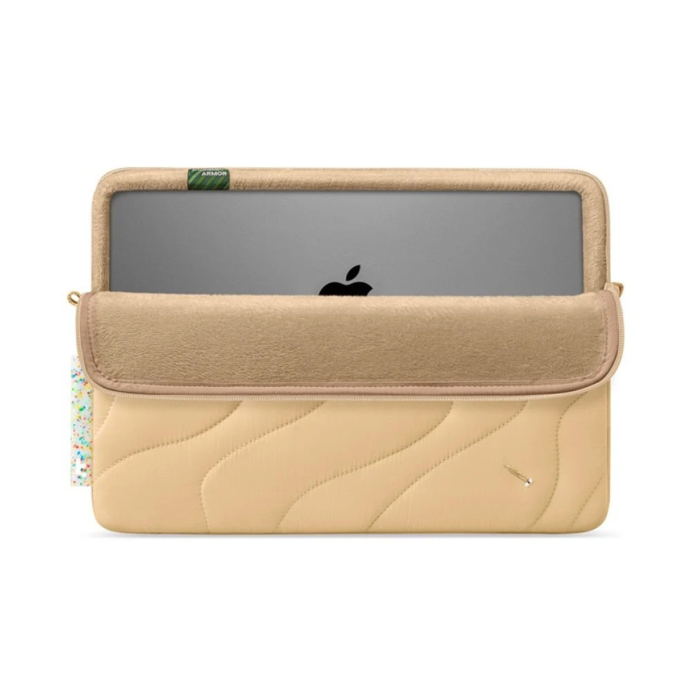 Чехол Tomtoc Laptop Terra-A27 Sleeve для MacBook Air/Pro 16". Цвет: бежевый